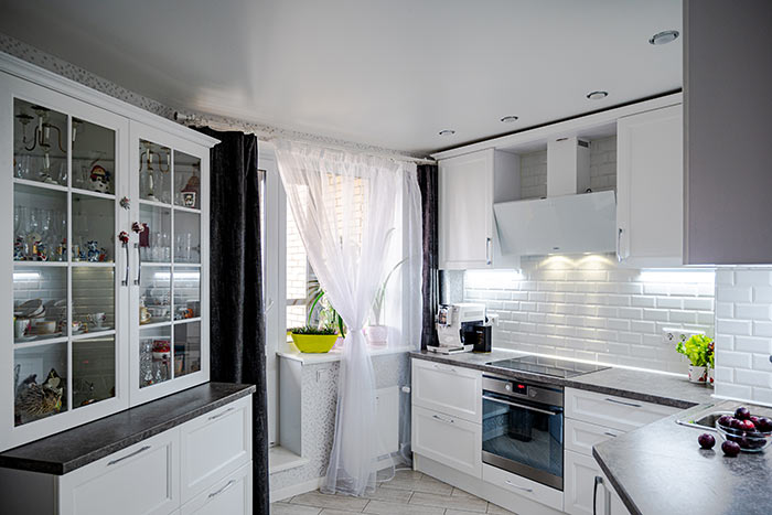 Кухня «Палермо» в белом цвете
